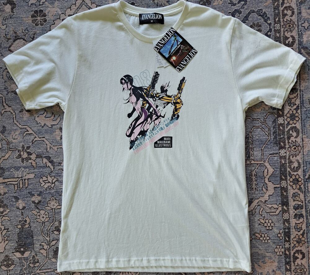 Shin Evangelion Theatrical Version Shirt Mari Makinami NEW w/Tags Size M Medium